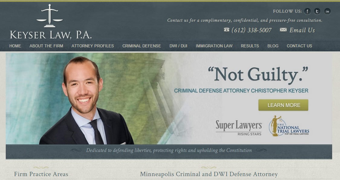 Keyser Law Firm Launches New Website