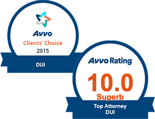 AVVO 10.0 Top DUI & Clients' Choice DUI