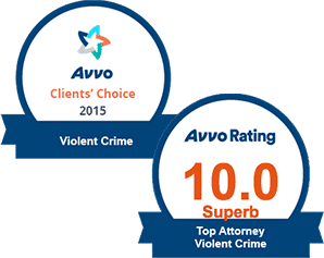 AVVO 10.0 Top Violent Crimes & Clients' Choice Violent Crime