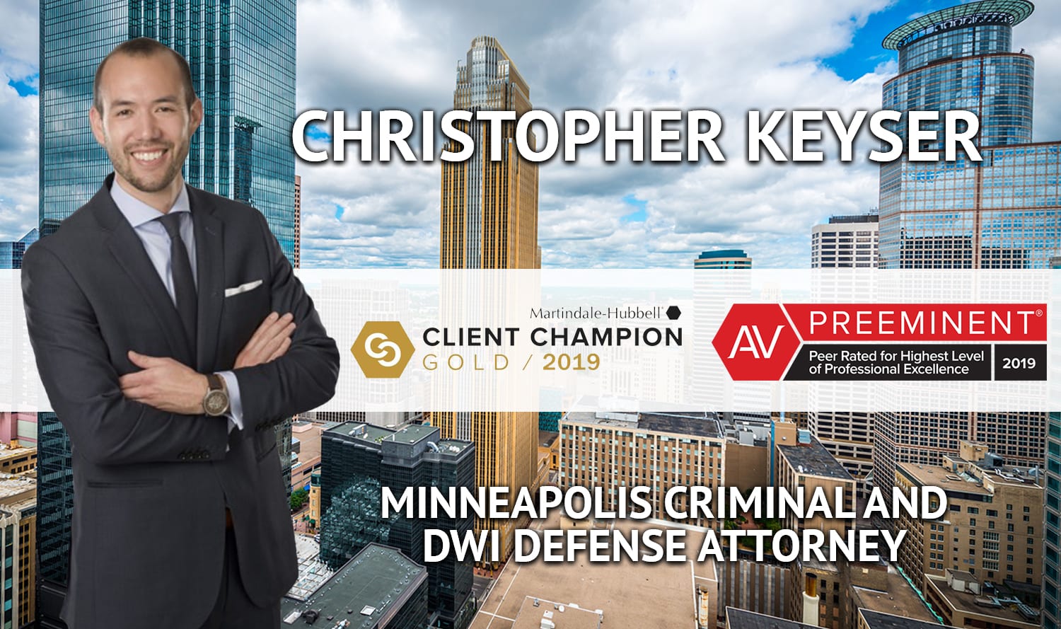 Christopher Keyser Earns AV Preeminent Award for 2019