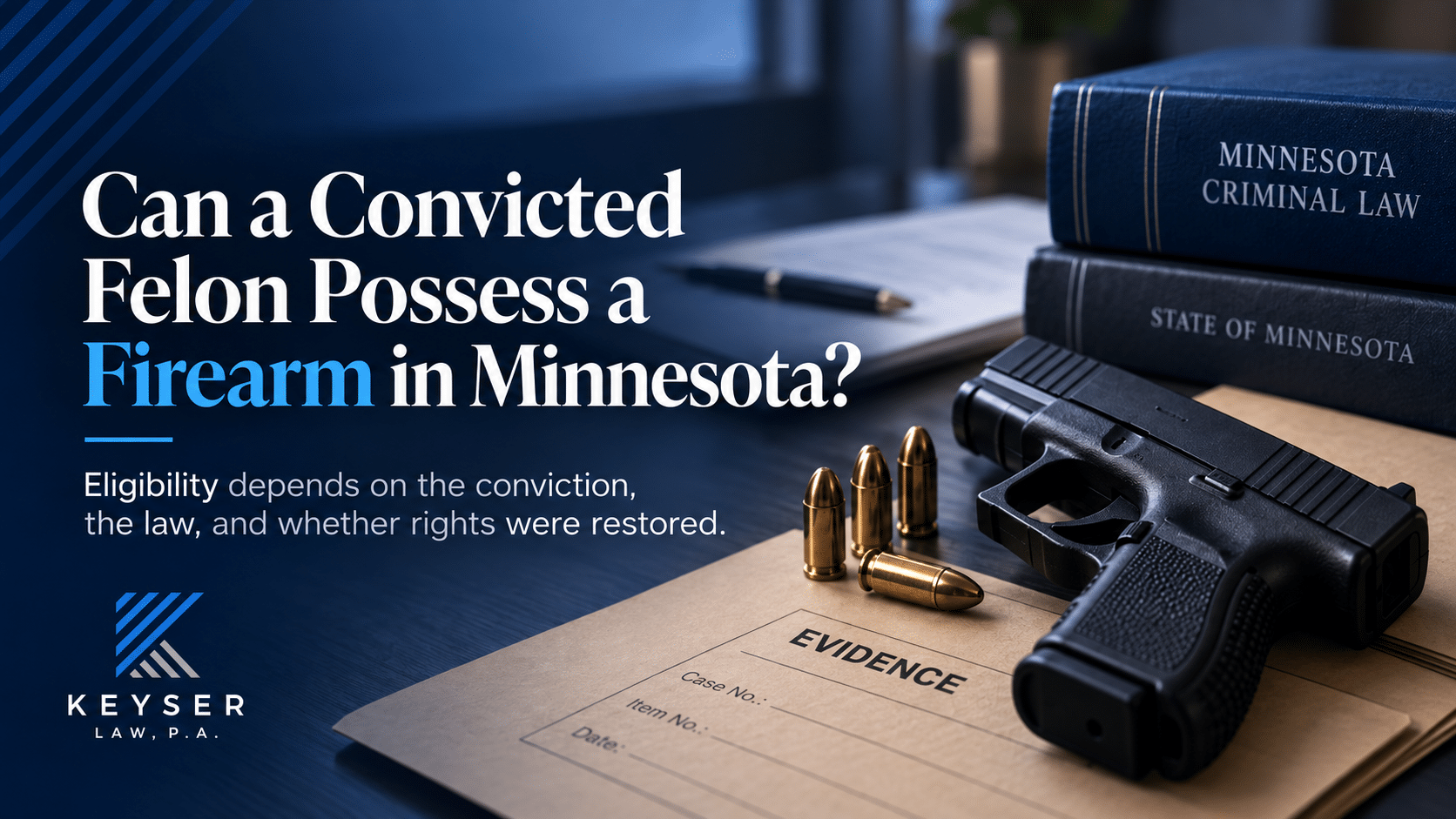Can a Convicted Felon Possess a Firearm in Minnesota?