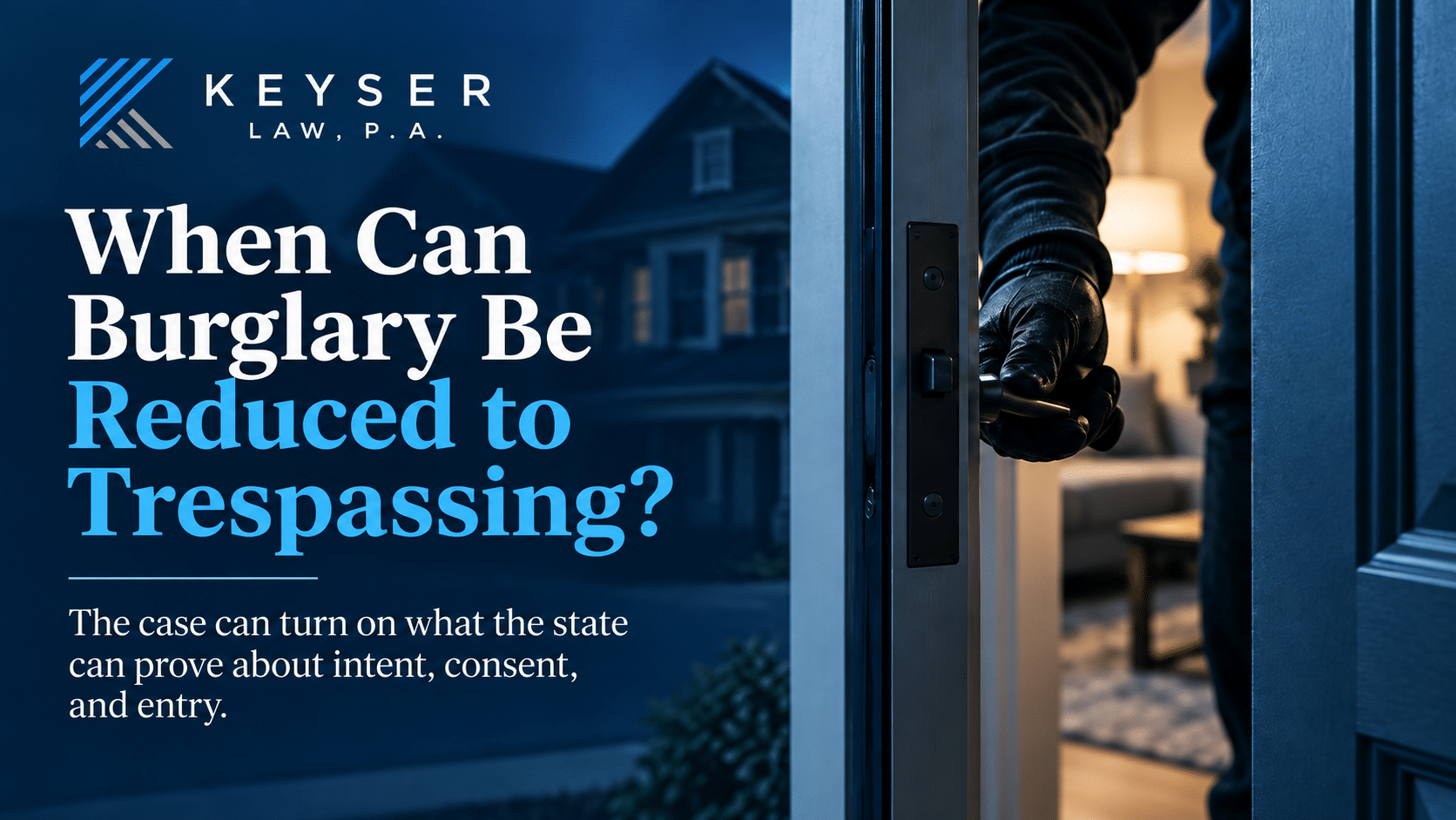 When Can a Minnesota Burglary Charge Be Reduced to Trespassing?