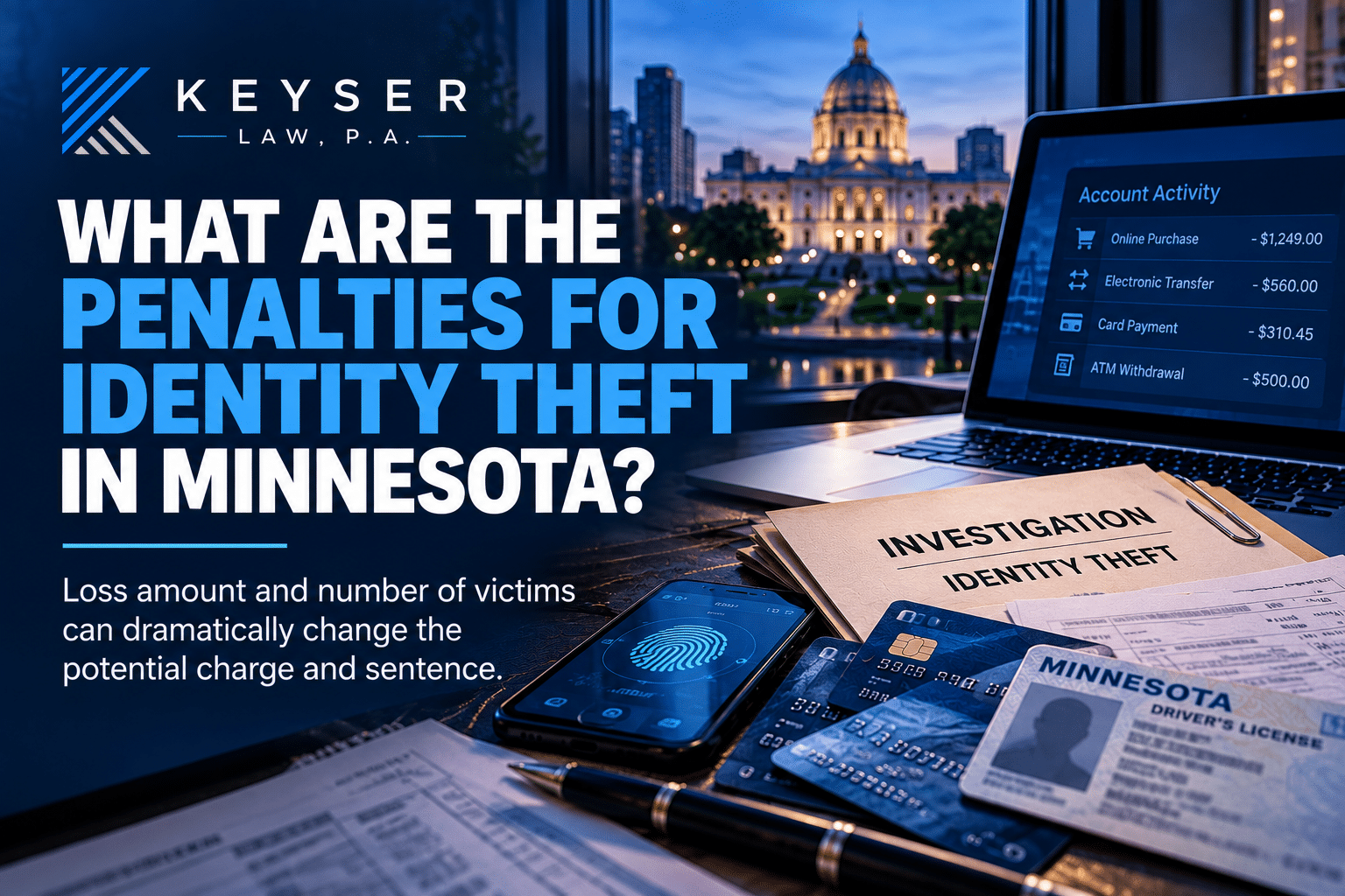 What Are the Penalties for Identity Theft in Minnesota?